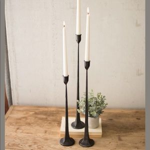 Hand-Forged Taper Candle Holders